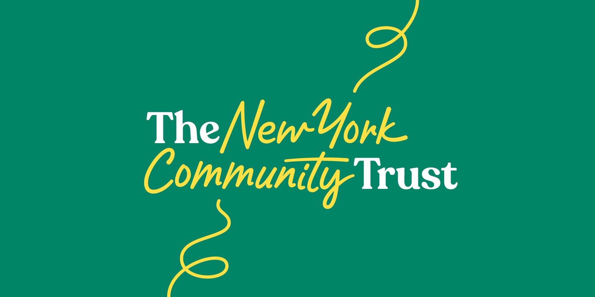 The New York Community trust wordmark